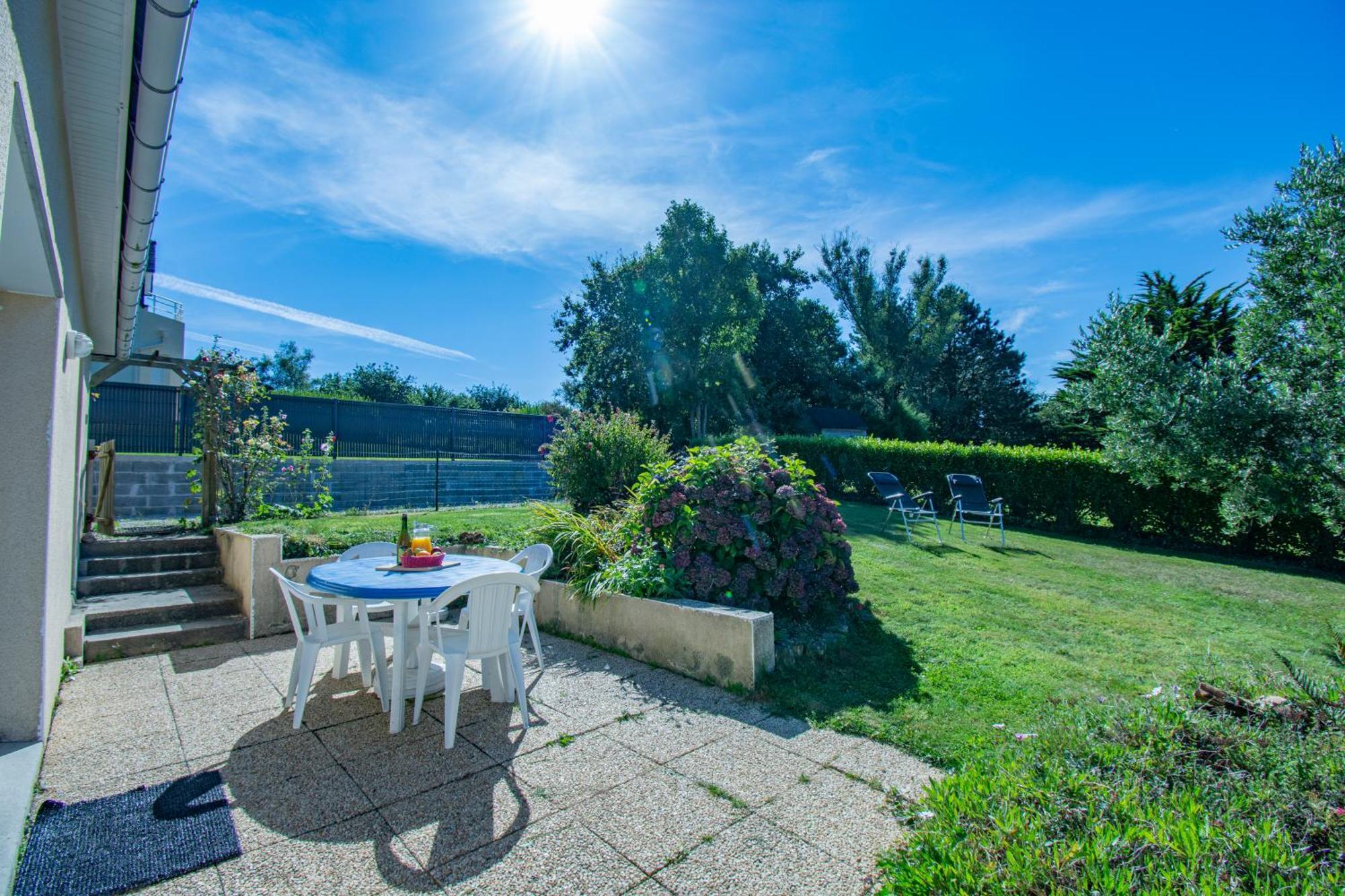 Goul Ar Roz I Terrasse Sud & Vue Mer Telgruc-sur-Mer エクステリア 写真